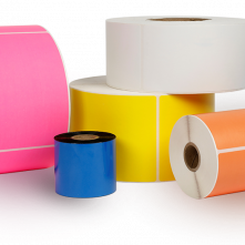 1" Core Thermal Transfer Label Colors