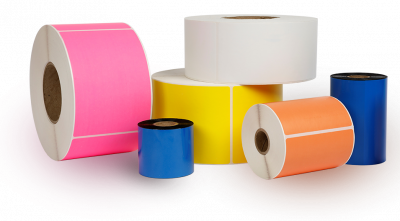 1" Core Thermal Transfer Label Colors