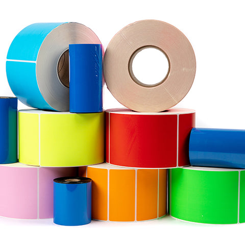 3" Core Direct Thermal Transfer Label Colors