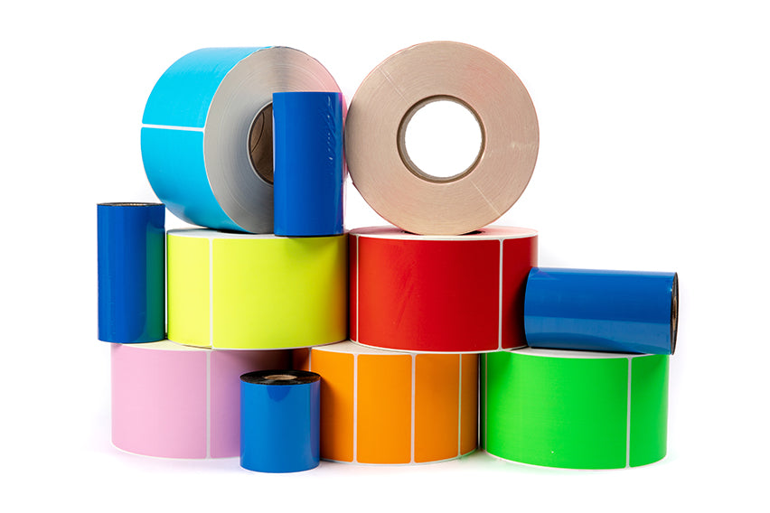 3" Core Thermal Transfer Label Colors