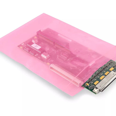 Pink Anti-Static Zipper Bags