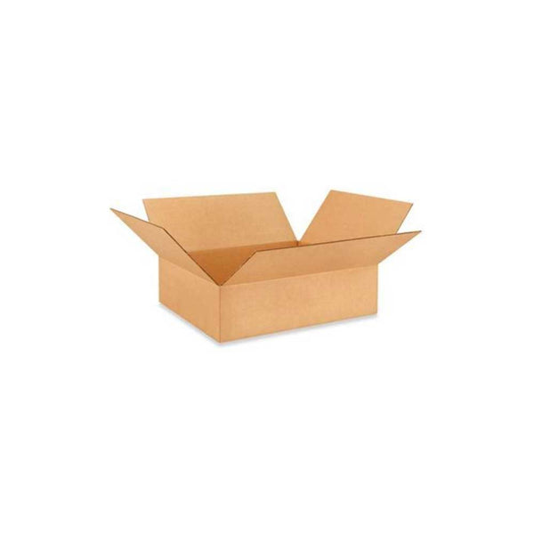 21-3/8" x 15-5/8" x 6-3/8" Kraft Single Wall 200# Corrugated RSC Boxes