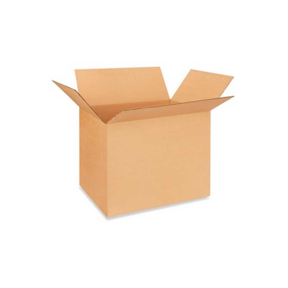 21-3/8" x 15-5/8" x 18-5/8" Kraft Single Wall 200# Corrugated RSC Boxes