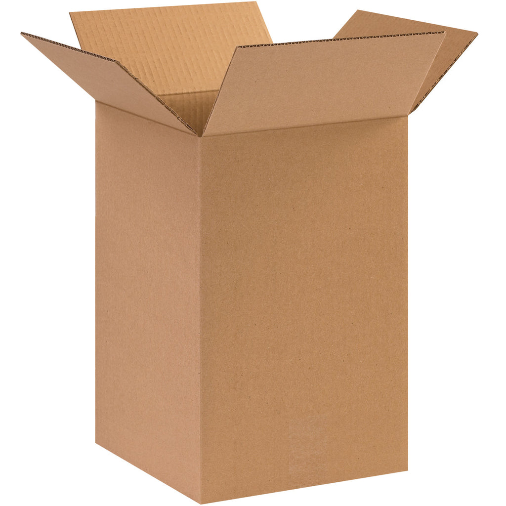 10" x 10" x 15" Kraft Single Wall 32 ECT Corrugated RSC Boxes