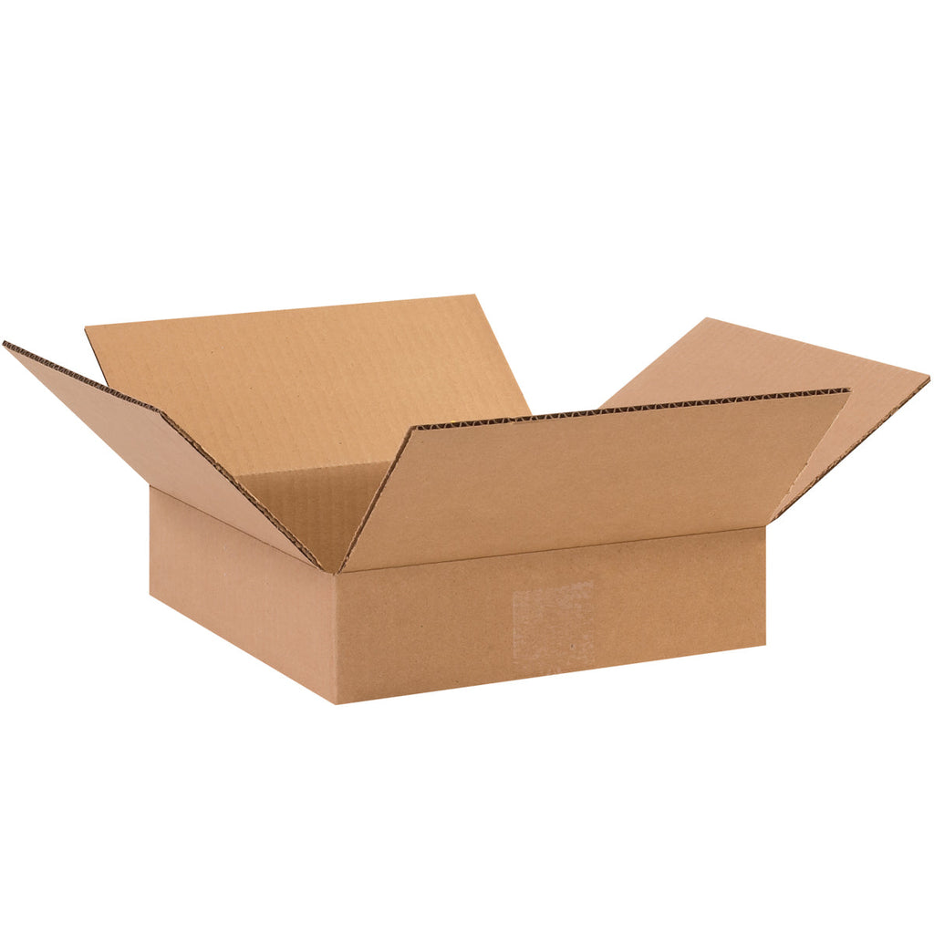 10" x 10" x 2" Kraft Single Wall 32 ECT Corrugated RSC Boxes