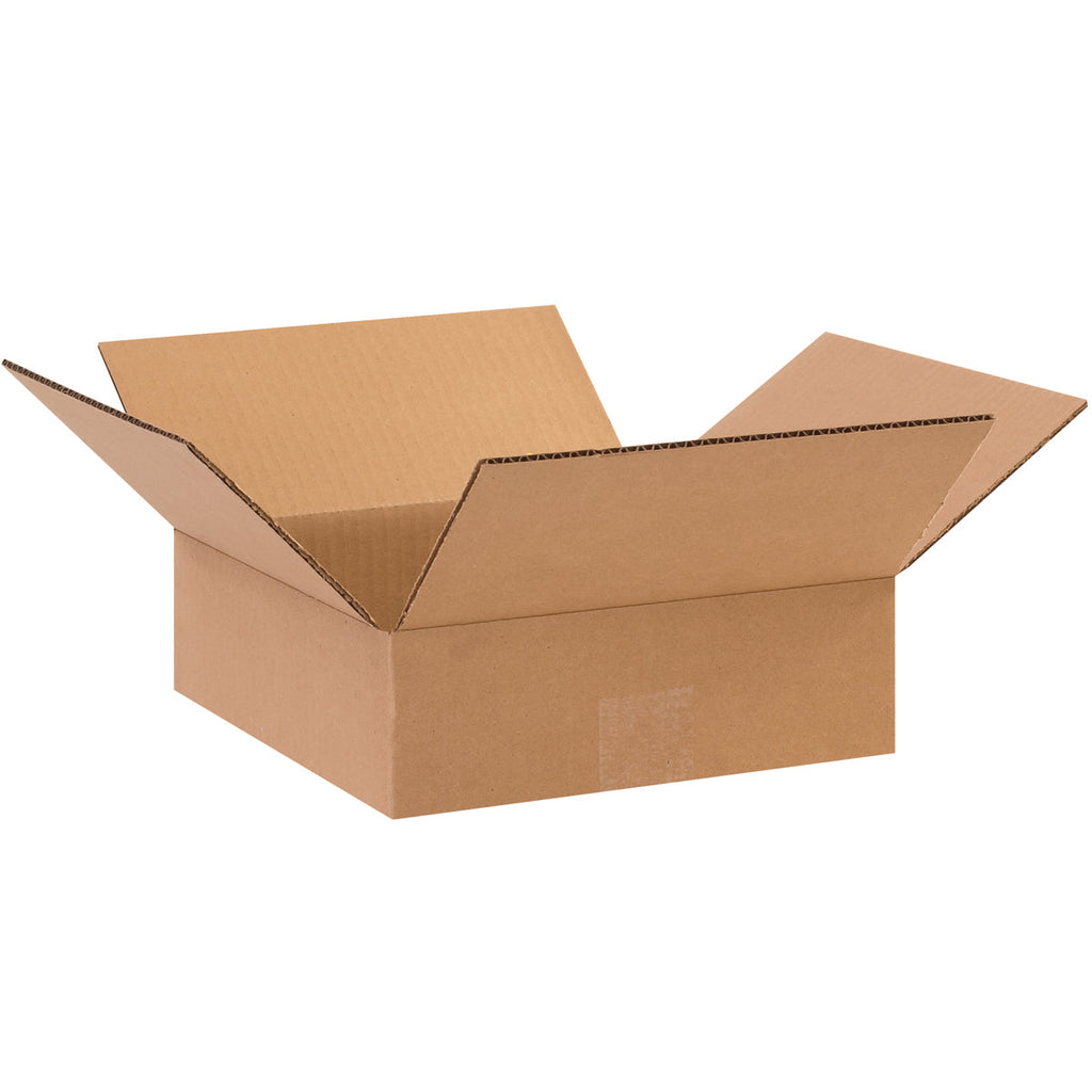 10" x 10" x 3" Kraft Single Wall 32 ECT Corrugated RSC Boxes