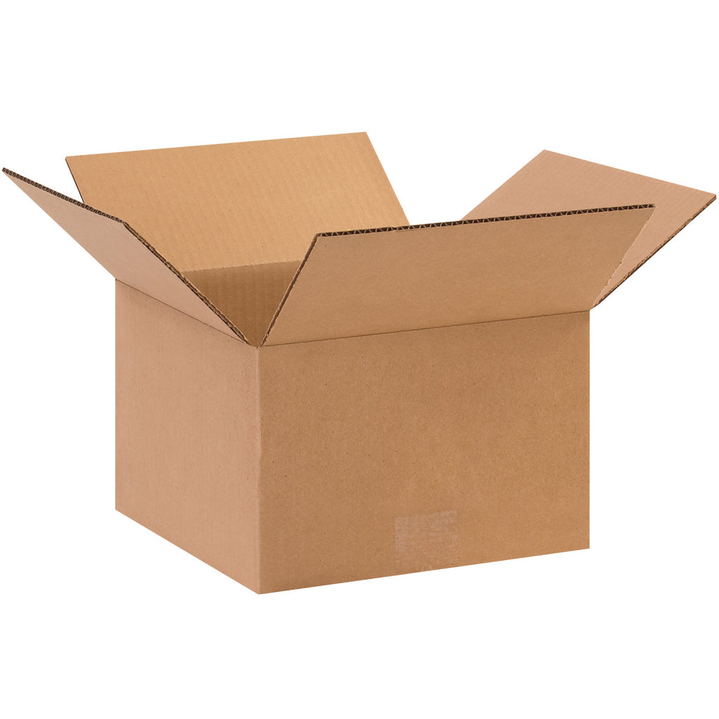 10" x 10" x 6" Kraft Single Wall 32 ECT Corrugated RSC Boxes