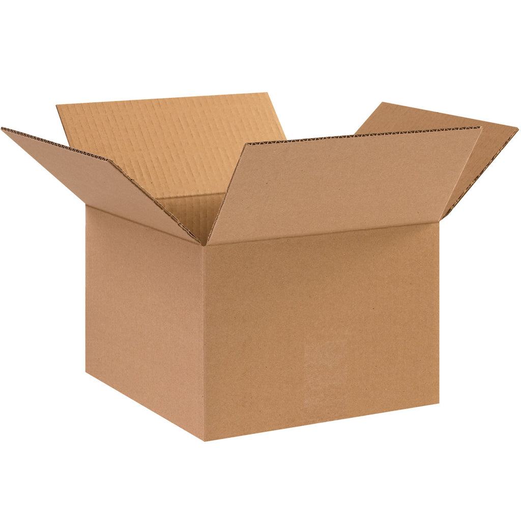 10" x 10" x 7" Kraft Single Wall 32 ECT Corrugated RSC Boxes