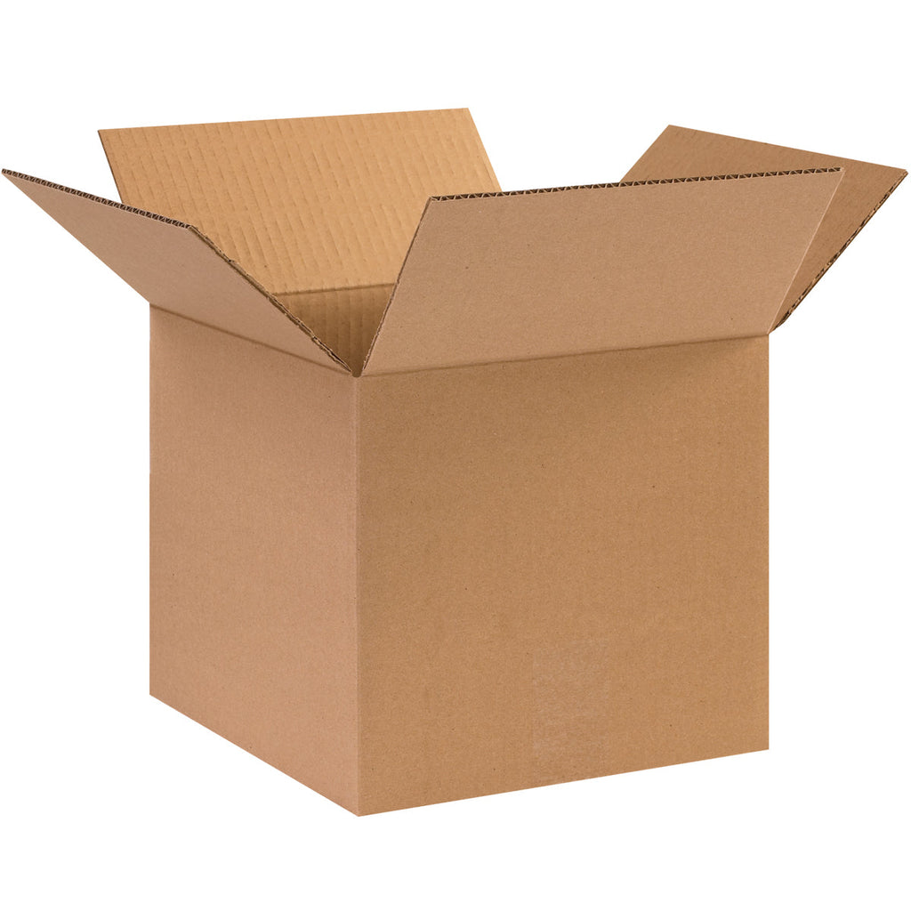 10" x 10" x 9" Kraft Single Wall 32 ECT Corrugated RSC Boxes