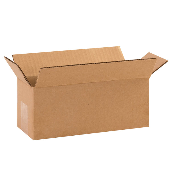 10" x 4" x 4" Kraft Single Wall 32 ECT Corrugated RSC Boxes