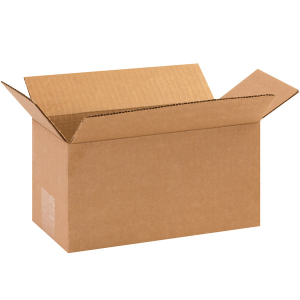 10" x 5" x 5" Kraft Single Wall 32 ECT Corrugated RSC Boxes