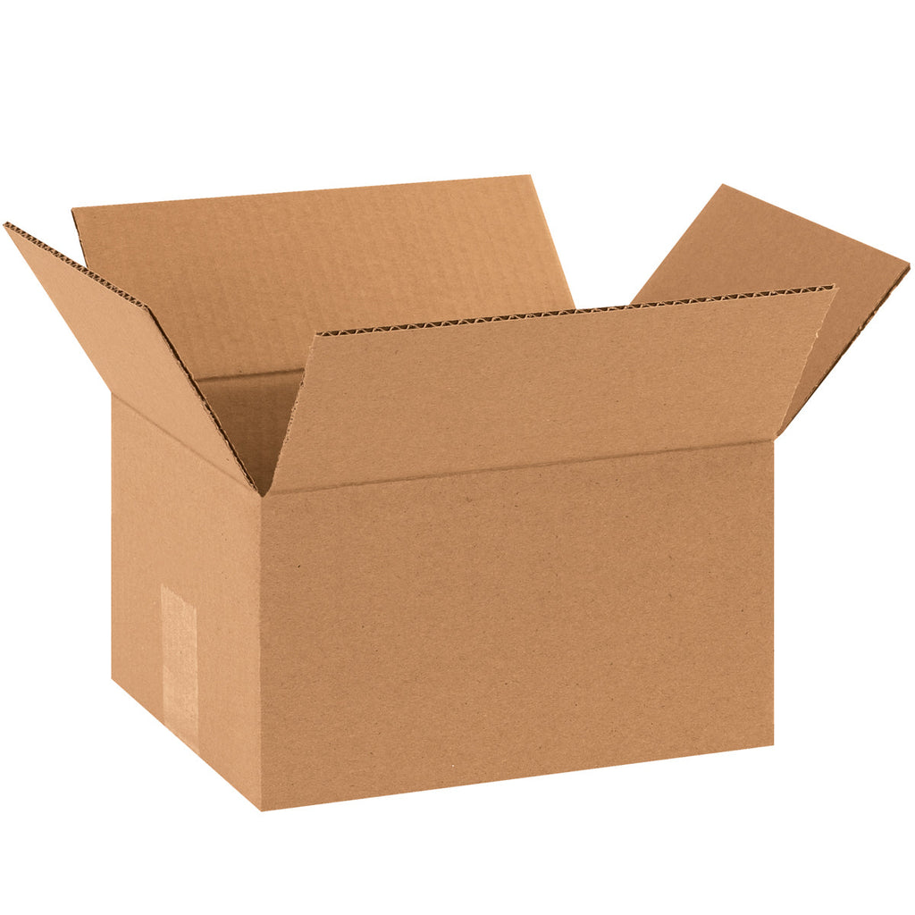 10" x 8" x 6" Kraft Single Wall 32 ECT Corrugated RSC Boxes