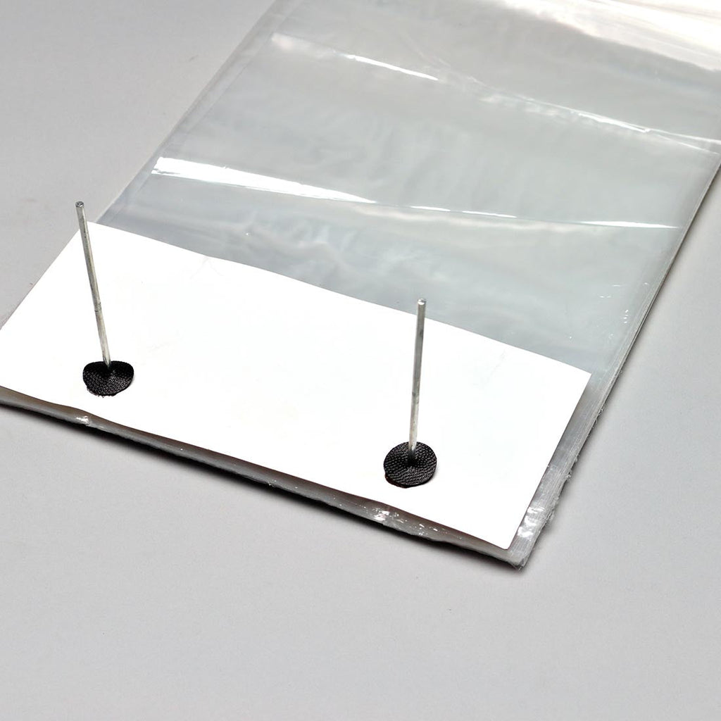 11" x 18 + 4 BG + 1-1/2 LP" Clear on, on Wicket Dispenser 1 mil LDPE Gusset Bags