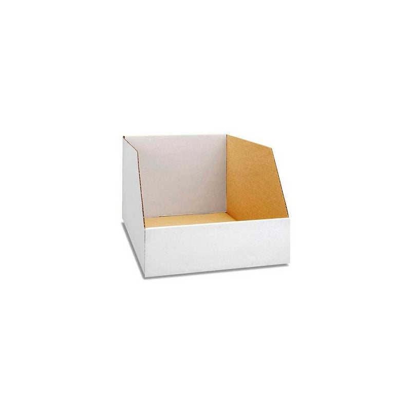 14-1/4" x 8-3/4" x 2" White Line Chipboard Folding Letterhead Boxes