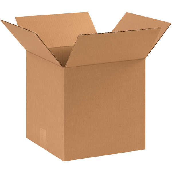 11" x 11" x 11" Kraft Single Wall 32 ECT Corrugated RSC Boxes
