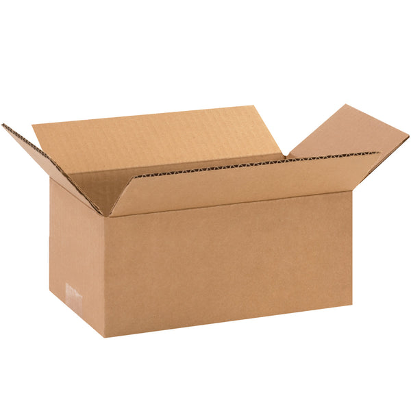 11" x 6" x 4" Kraft Single Wall 32 ECT Corrugated RSC Boxes