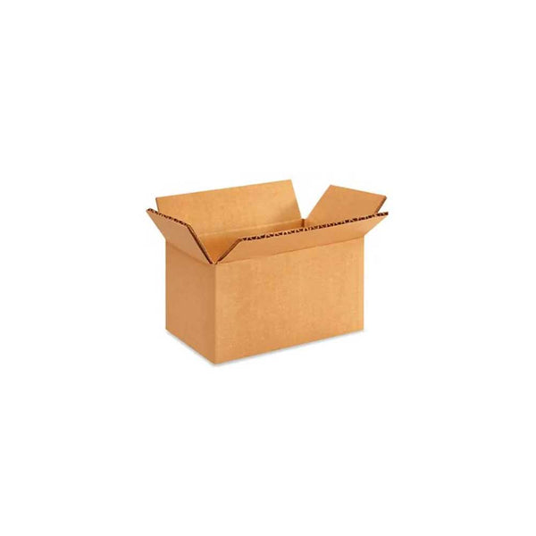 6" x 3" x 3" White Exterior / Kraft Interior Single Wall 32 ECT Corrugated OEM Mailers