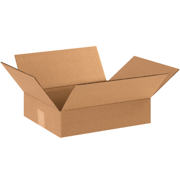 12" x 10" x 3" Kraft Single Wall 32 ECT Corrugated RSC Boxes