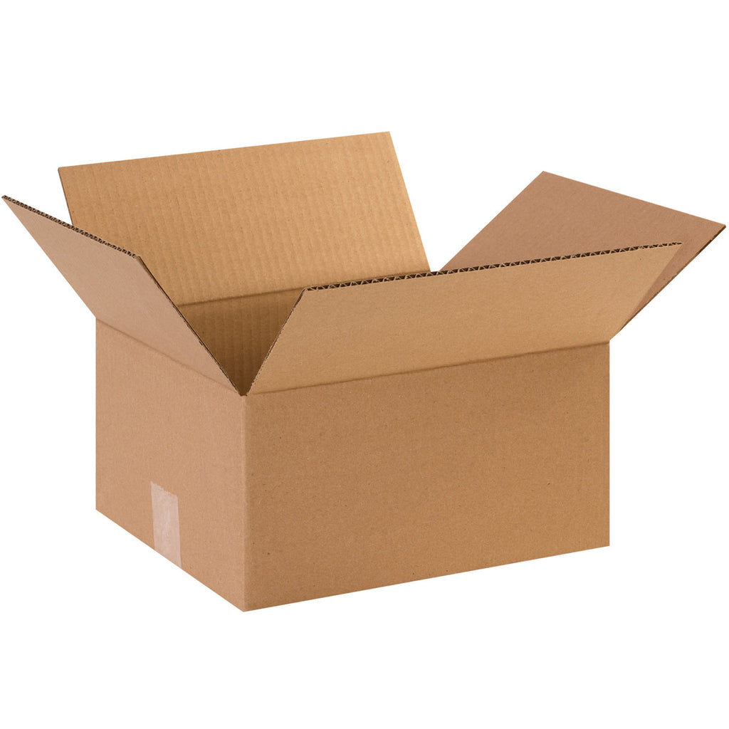 12" x 10" x 6" Kraft Single Wall 32 ECT Corrugated RSC Boxes
