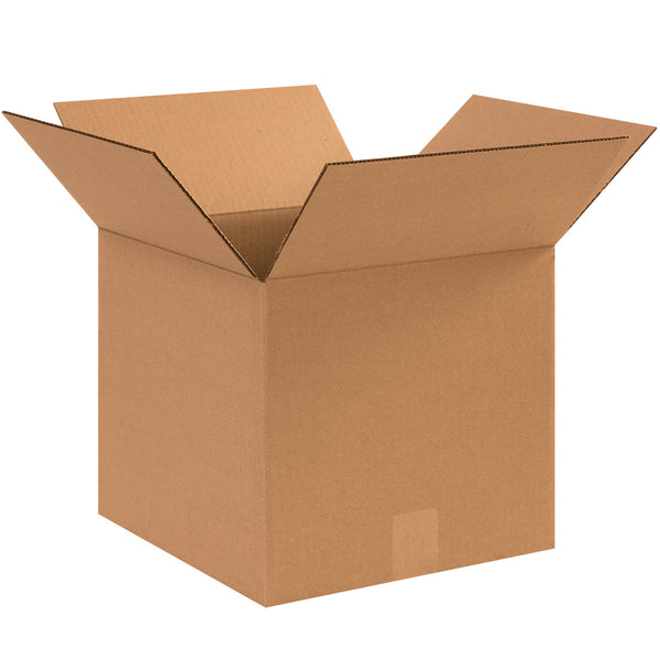 12" x 12" x 11" Kraft Single Wall 32 ECT Corrugated RSC Boxes