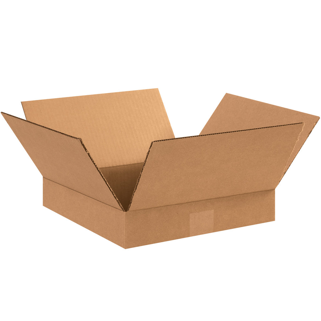 12" x 12" x 2" Kraft Single Wall 32 ECT Corrugated RSC Boxes
