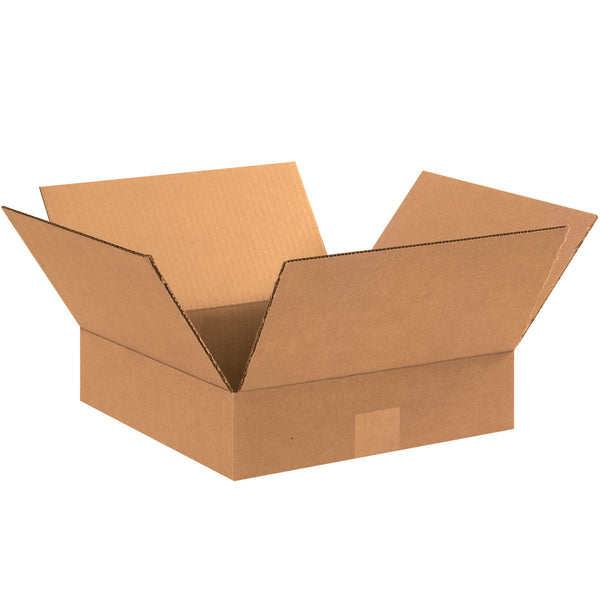 12" x 12" x 3" Kraft Single Wall 32 ECT Corrugated RSC Boxes