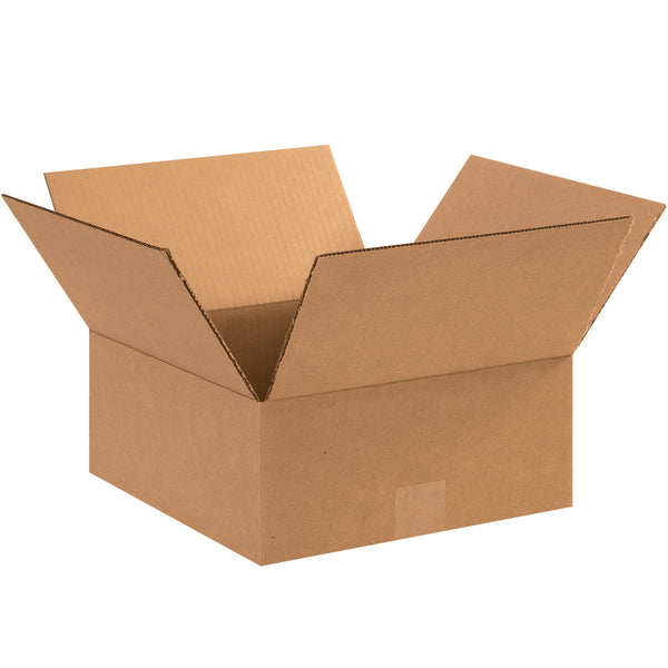 12" x 12" x 5" Kraft Single Wall 32 ECT Corrugated RSC Boxes