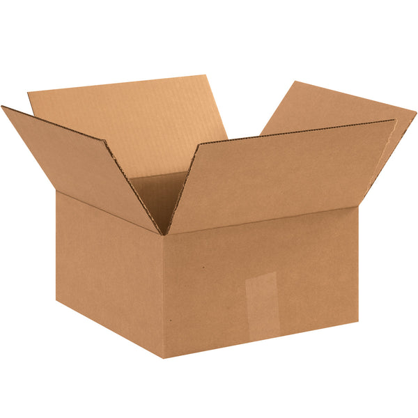 12" x 12" x 6" Kraft Single Wall 32 ECT Corrugated RSC Boxes