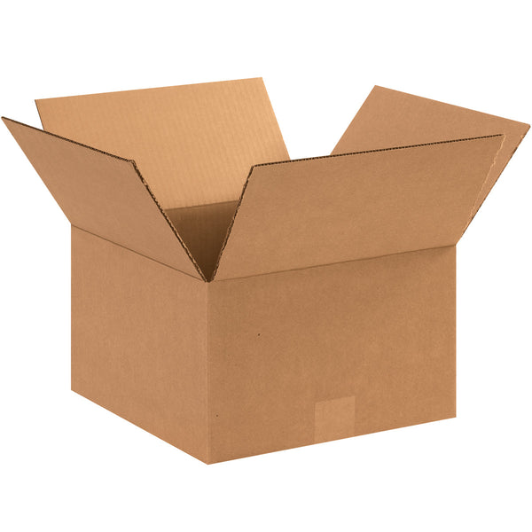 12" x 12" x 7" Kraft Single Wall 32 ECT Corrugated RSC Boxes