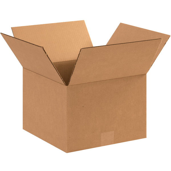 12" x 12" x 8" Kraft Single Wall 32 ECT Corrugated RSC Boxes