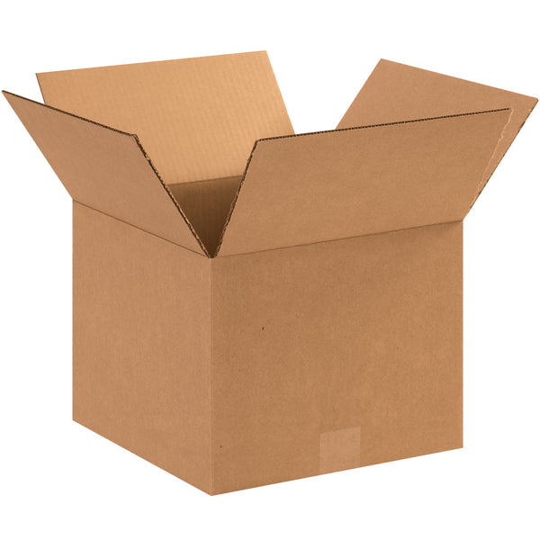 12" x 12" x 9" Kraft Single Wall 32 ECT Corrugated RSC Boxes