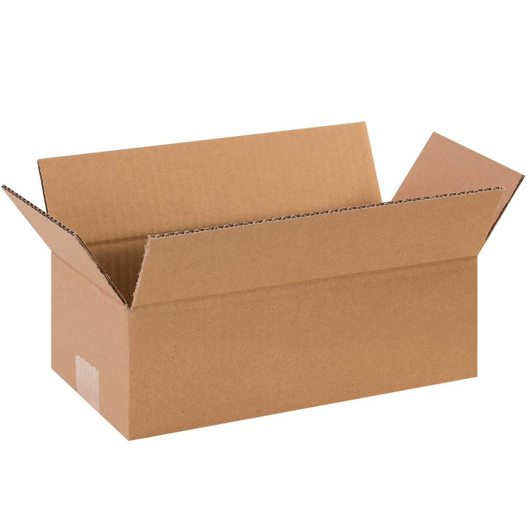 12" x 5" x 4" Kraft Single Wall 32 ECT Corrugated RSC Boxes