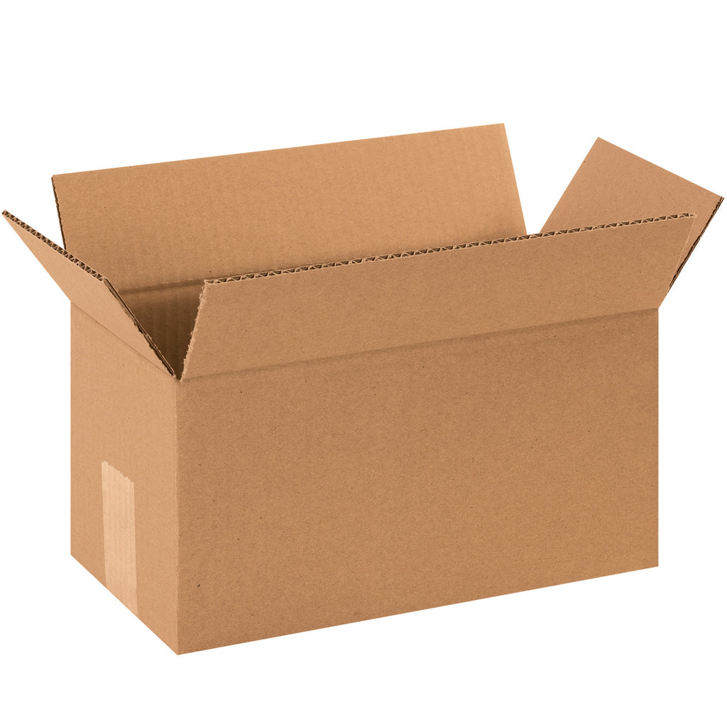 12" x 6" x 6" Kraft Single Wall 32 ECT Corrugated RSC Boxes