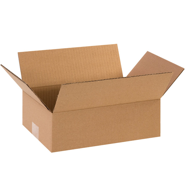 12" x 8" x 4" Kraft Single Wall 32 ECT Corrugated RSC Boxes