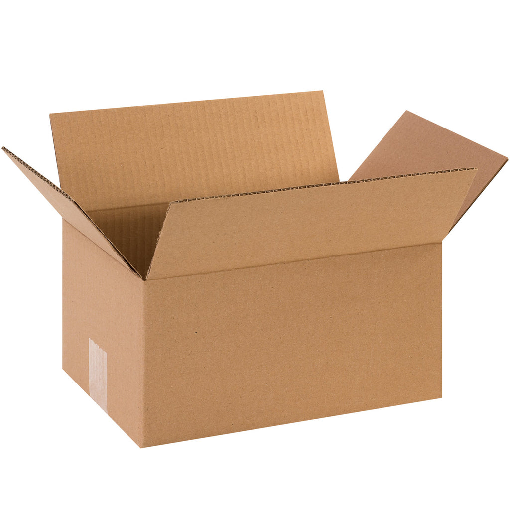 12" x 8" x 6" Kraft Single Wall 32 ECT Corrugated RSC Boxes