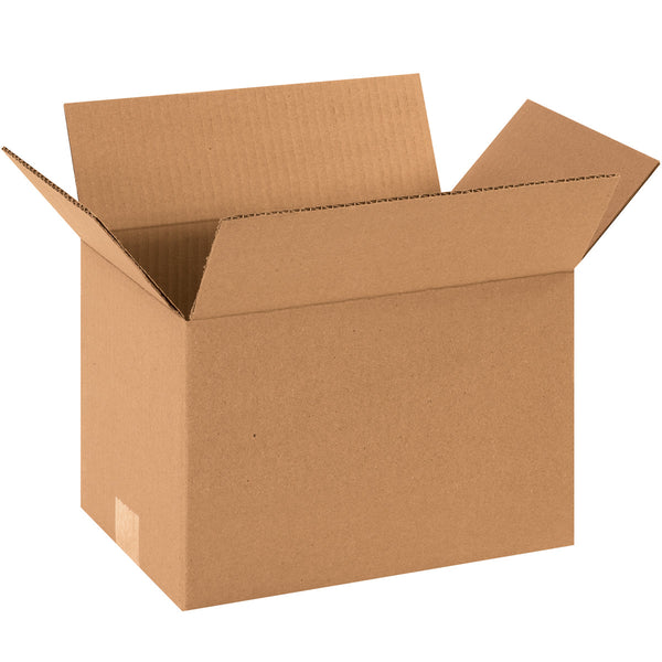 12" x 8" x 8" Kraft Single Wall 32 ECT Corrugated RSC Boxes