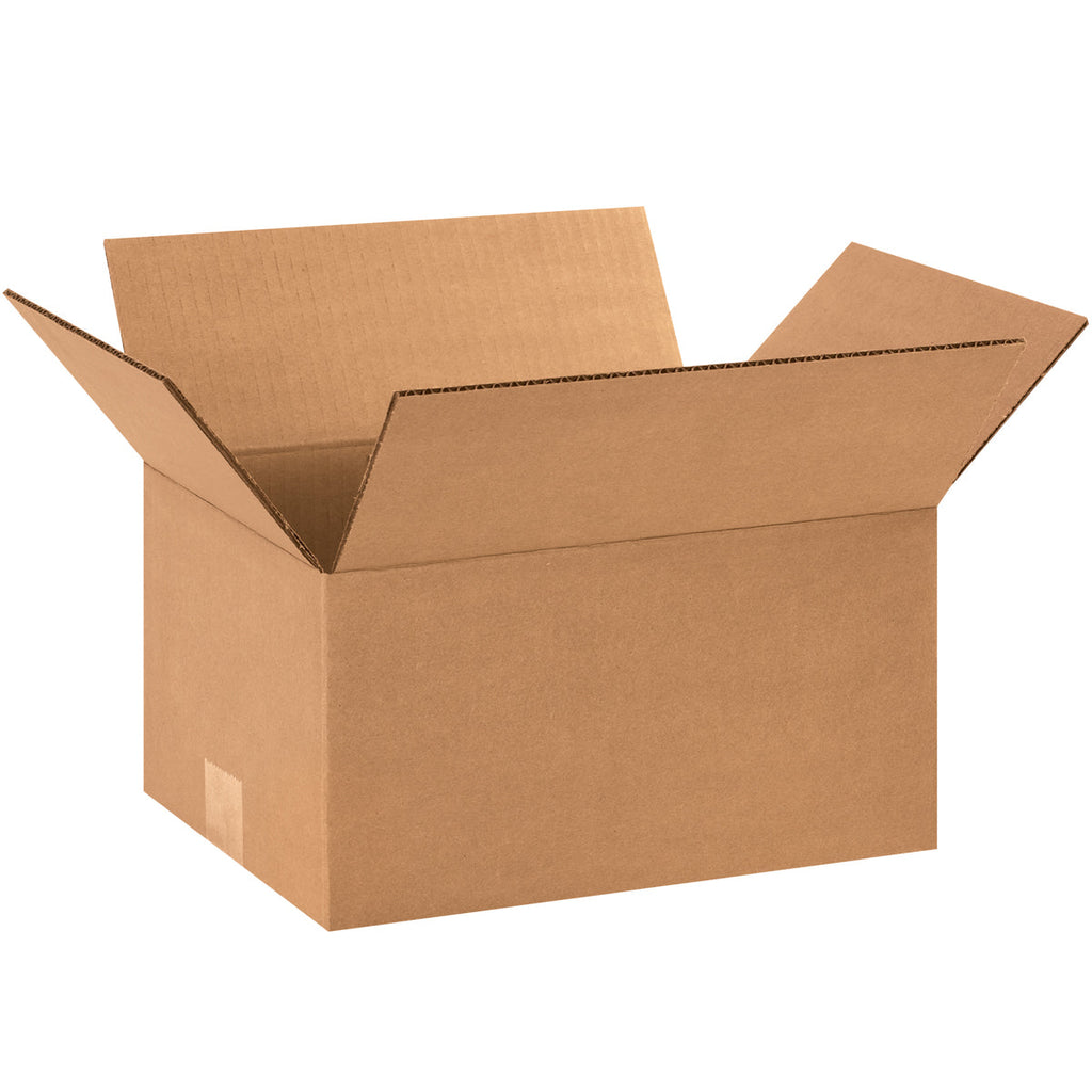 12" x 9" x 6" Kraft Single Wall 32 ECT Corrugated RSC Boxes