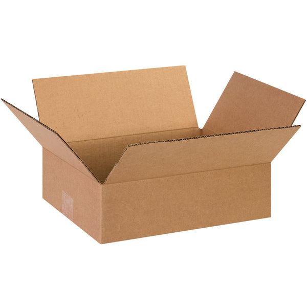 13" x 10" x 4" Kraft Single Wall 32 ECT Corrugated RSC Boxes