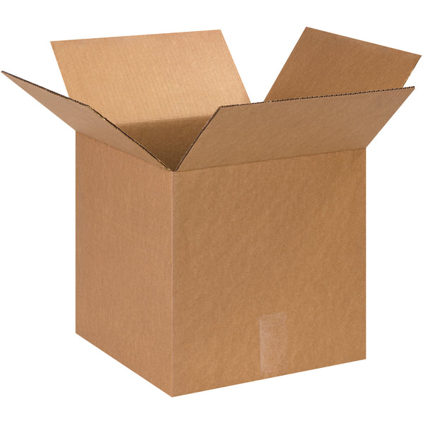 13" x 13" x 13" Kraft Single Wall 32 ECT Corrugated RSC Boxes