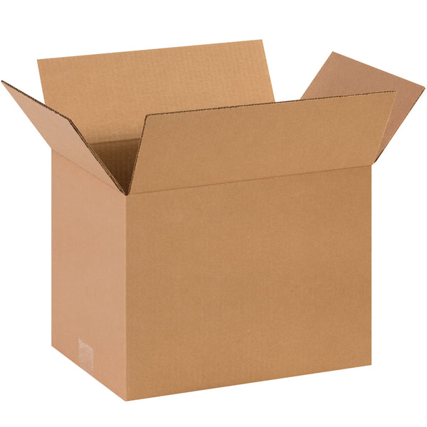 14" x 10" x 10" Kraft Single Wall 32 ECT Corrugated RSC Boxes