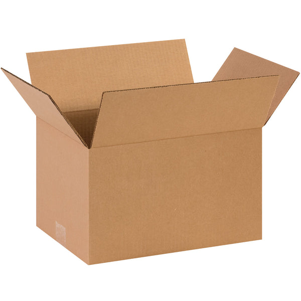 14" x 10" x 8" Kraft Single Wall 32 ECT Corrugated RSC Boxes