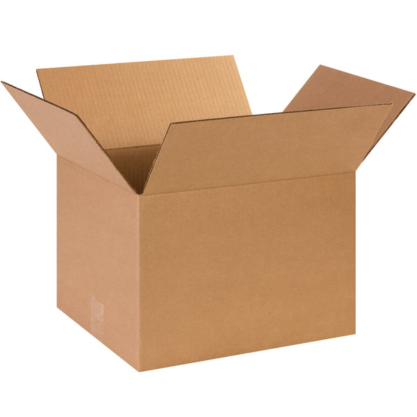 14" x 12" x 10" Kraft Single Wall 32 ECT Corrugated RSC Boxes