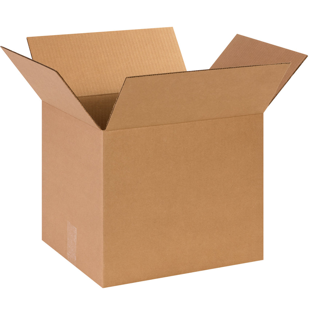 14" x 12" x 12" Kraft Single Wall 32 ECT Corrugated RSC Boxes