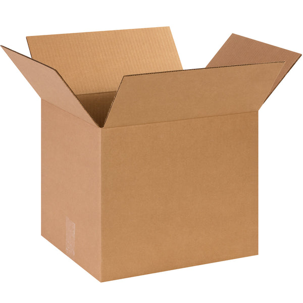 14" x 12" x 12" Kraft Single Wall 32 ECT Corrugated RSC Boxes