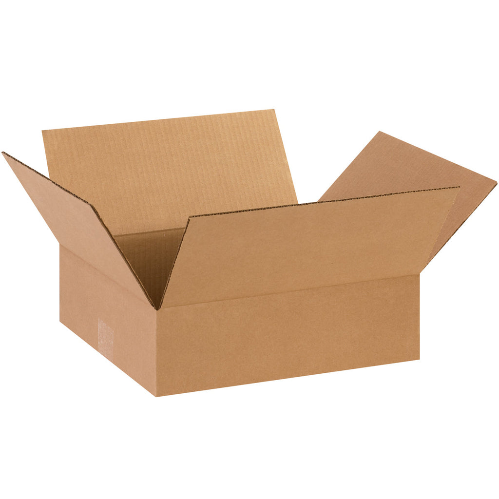 14" x 12" x 4" Kraft Single Wall 32 ECT Corrugated RSC Boxes