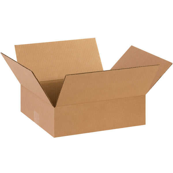14" x 12" x 4" Kraft Single Wall 32 ECT Corrugated RSC Boxes