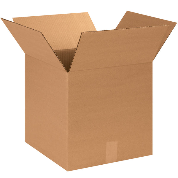 14" x 14" x 14" Kraft Single Wall 32 ECT Corrugated RSC Boxes