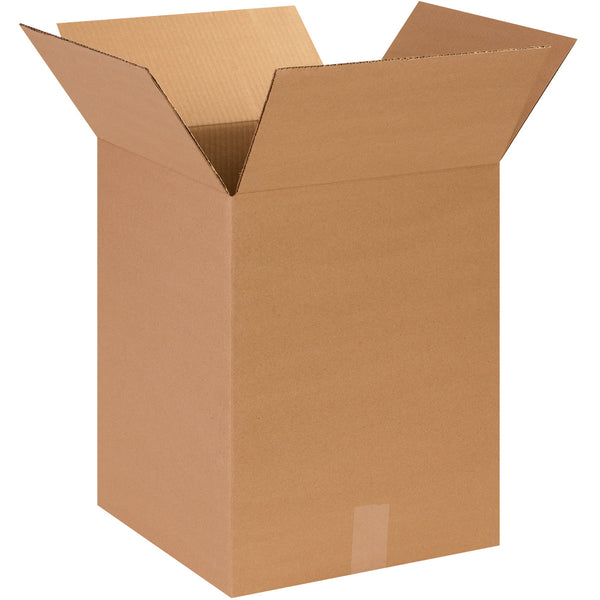 14" x 14" x 18" Kraft Single Wall 32 ECT Corrugated RSC Boxes
