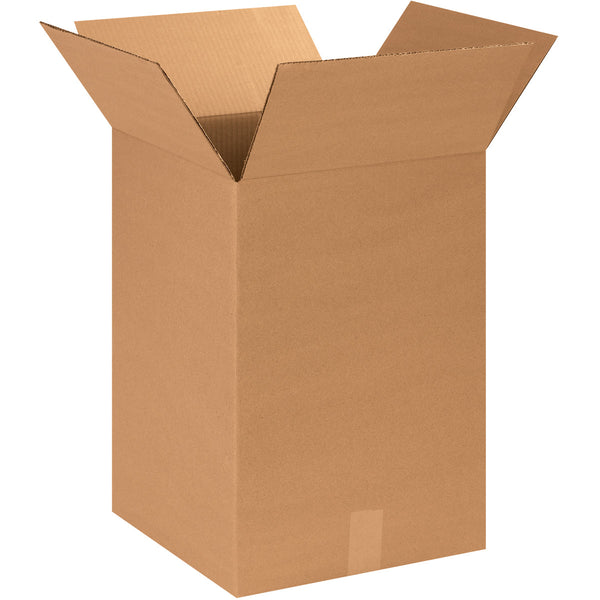14" x 14" x 20" Kraft Single Wall 32 ECT Corrugated RSC Boxes