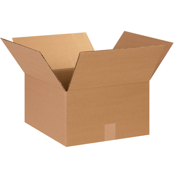 14" x 14" x 8" Kraft Single Wall 32 ECT Corrugated RSC Boxes